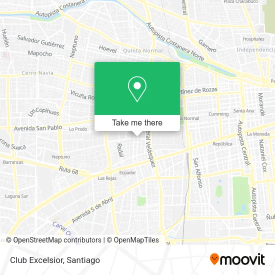 Club Excelsior map