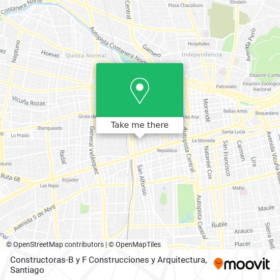 Constructoras-B y F Construcciones y Arquitectura map