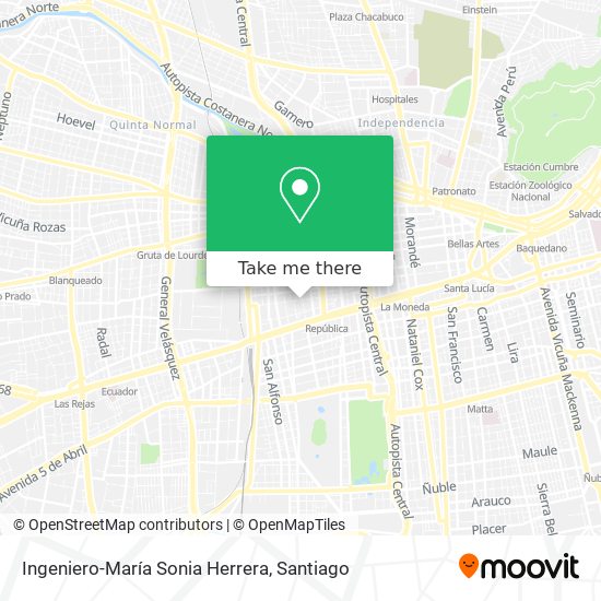 Ingeniero-María Sonia Herrera map