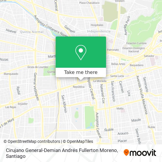 Mapa de Cirujano General-Demian Andrés Fullerton Moreno
