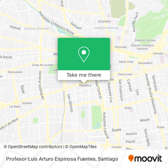 Profesor-Luis Arturo Espinosa Fuentes map