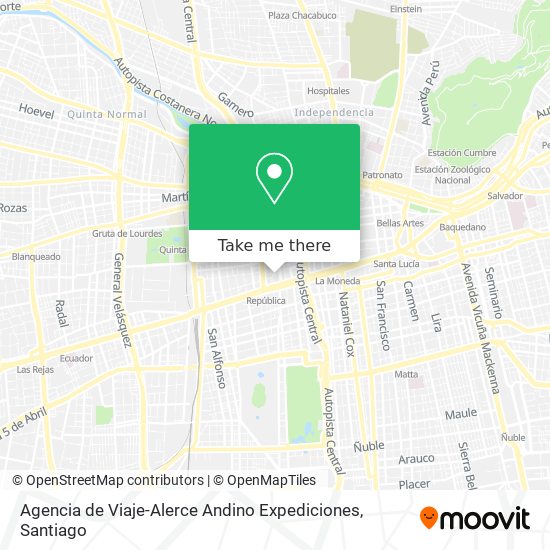 Agencia de Viaje-Alerce Andino Expediciones map