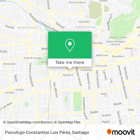 Mapa de Psicologo-Constantino Luis Pérez