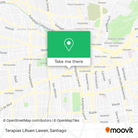 Mapa de Terapias Lihuen Lawen