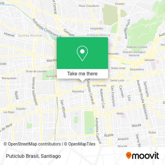 Puticlub Brasil map
