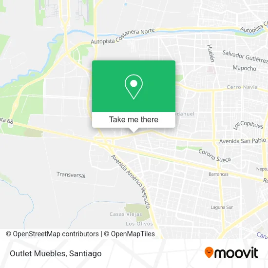 Outlet Muebles map