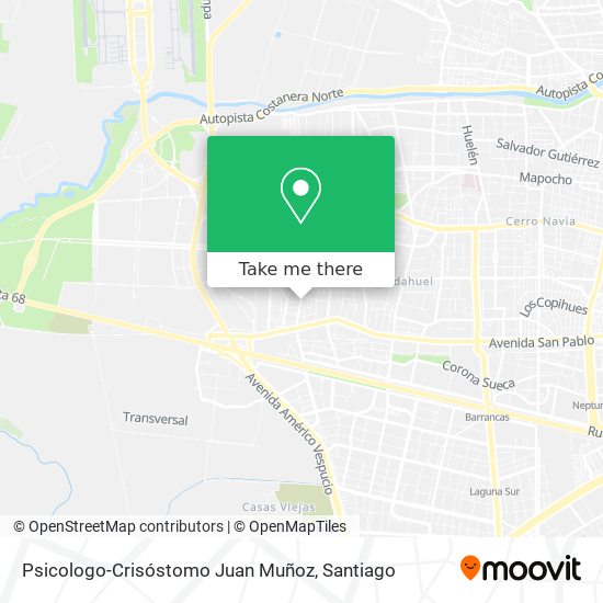 Psicologo-Crisóstomo Juan Muñoz map