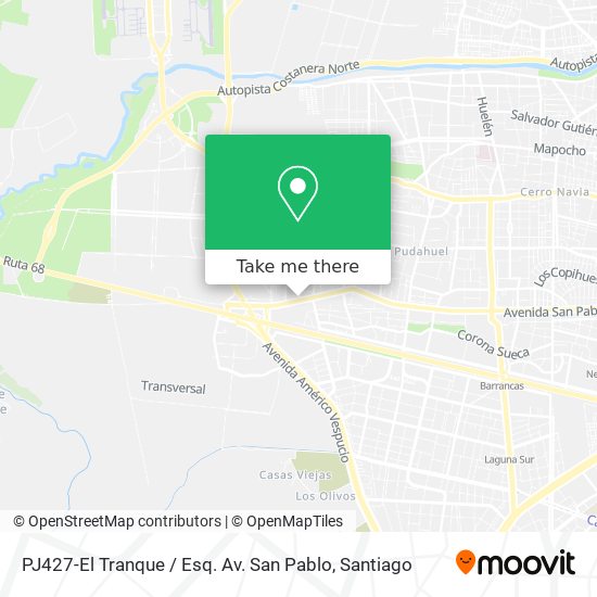 Mapa de PJ427-El Tranque / Esq. Av. San Pablo