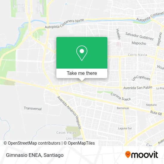 Gimnasio ENEA map