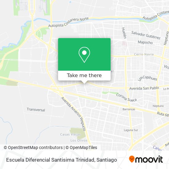 Escuela Diferencial Santisima Trinidad map