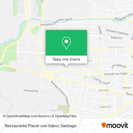 Restaurante Placer con Sabor map