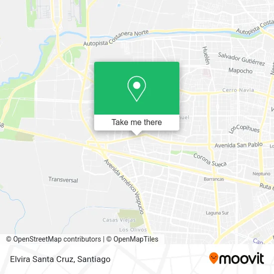 Elvira Santa Cruz map