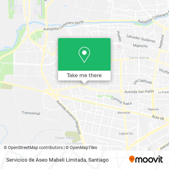 Servicios de Aseo Mabeli Limitada map