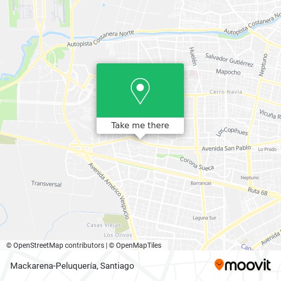 Mackarena-Peluquería map