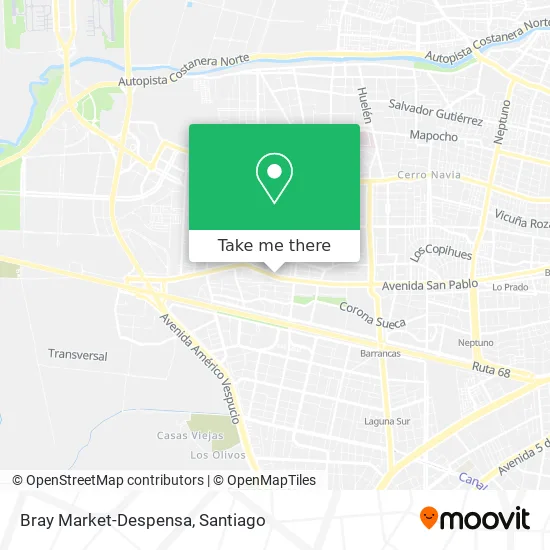 Mapa de Bray Market-Despensa