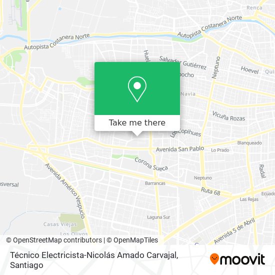 Técnico Electricista-Nicolás Amado Carvajal map