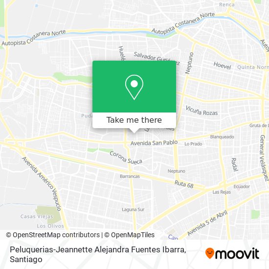 Peluquerias-Jeannette Alejandra Fuentes Ibarra map