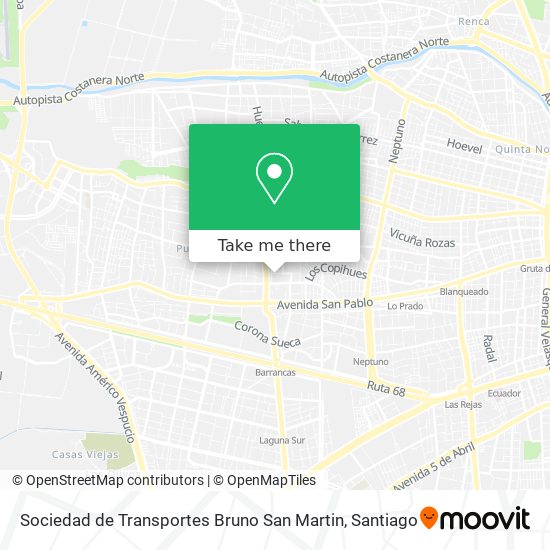 Sociedad de Transportes Bruno San Martin map