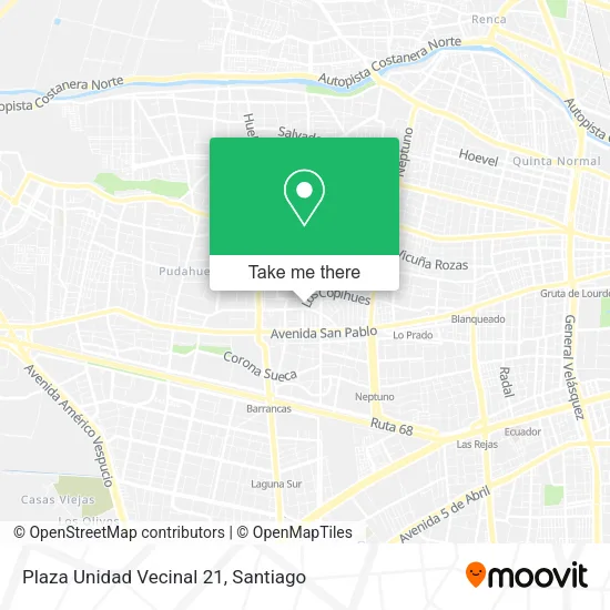 Plaza Unidad Vecinal 21 map