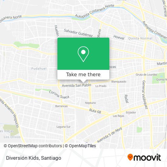 Diversión Kids map