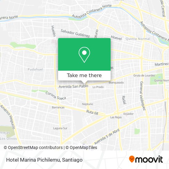 Hotel Marina Pichilemu map