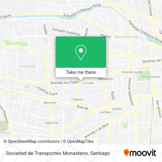 Sociedad de Transportes Monasterio map