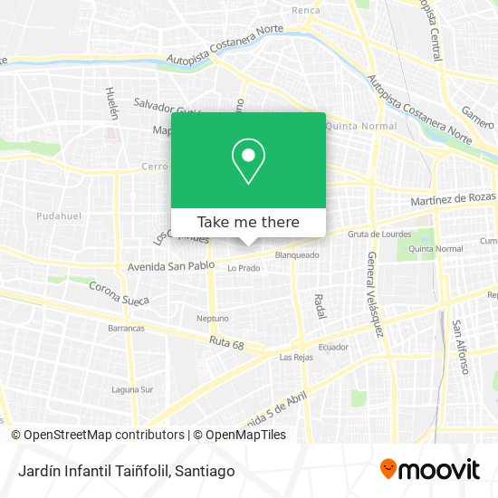 Mapa de Jardín Infantil Taiñfolil