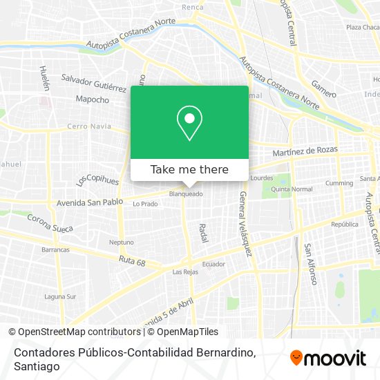 Mapa de Contadores Públicos-Contabilidad Bernardino