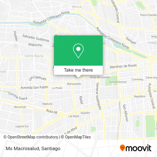 Ms Macrosalud map