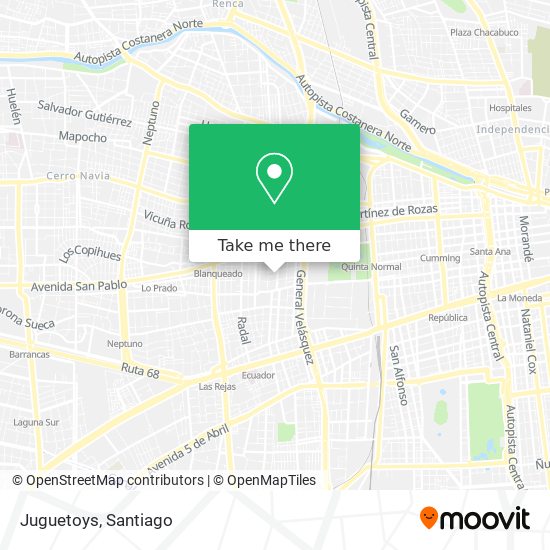 Juguetoys map