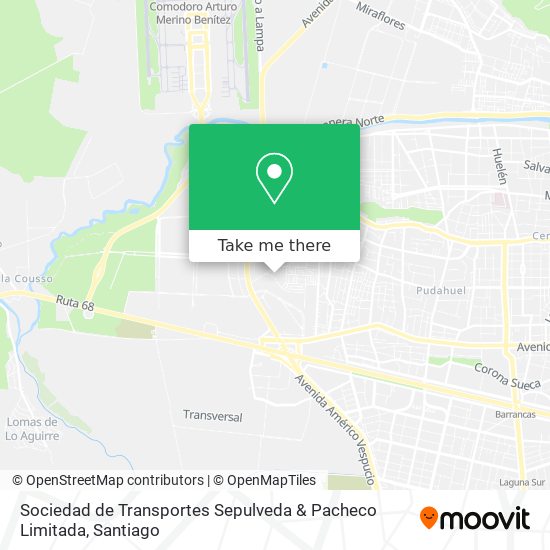 Sociedad de Transportes Sepulveda & Pacheco Limitada map