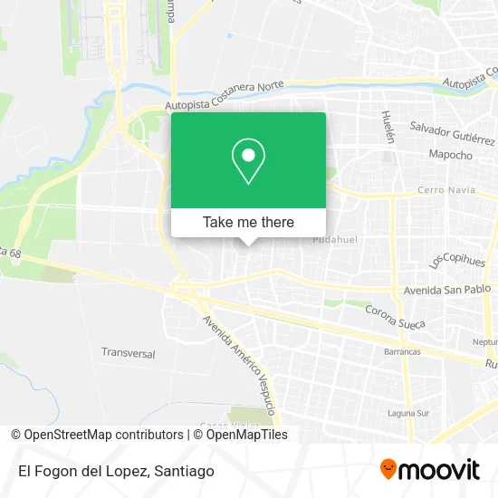El Fogon del Lopez map