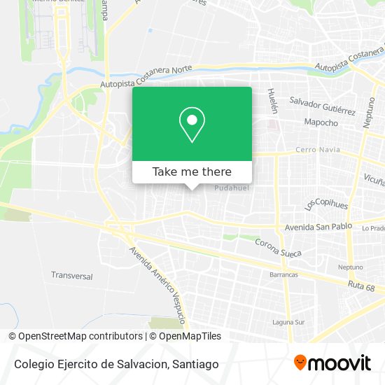 Colegio Ejercito de Salvacion map