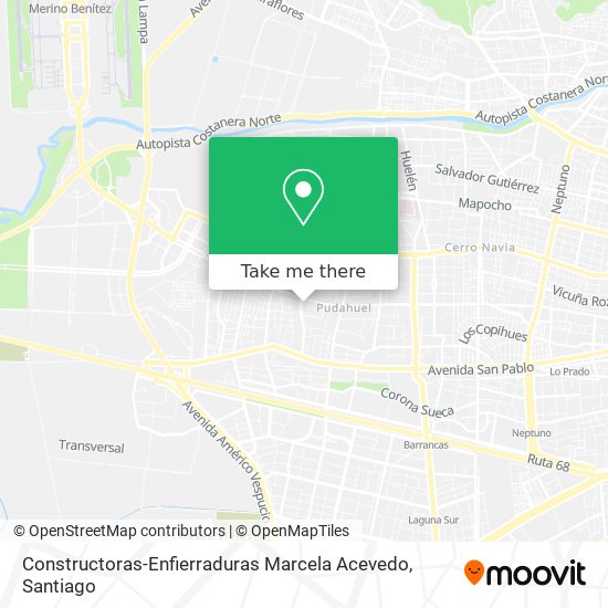 Mapa de Constructoras-Enfierraduras Marcela Acevedo