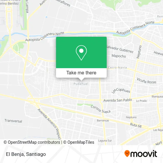 El Benja map