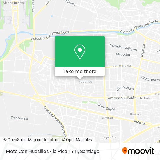 Mapa de Mote Con Huesillos - la Picá I Y II