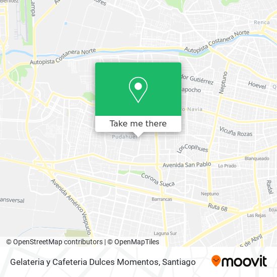 Gelateria y Cafeteria Dulces Momentos map