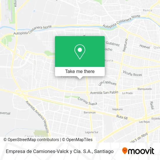 Empresa de Camiones-Valck y Cía. S.A. map