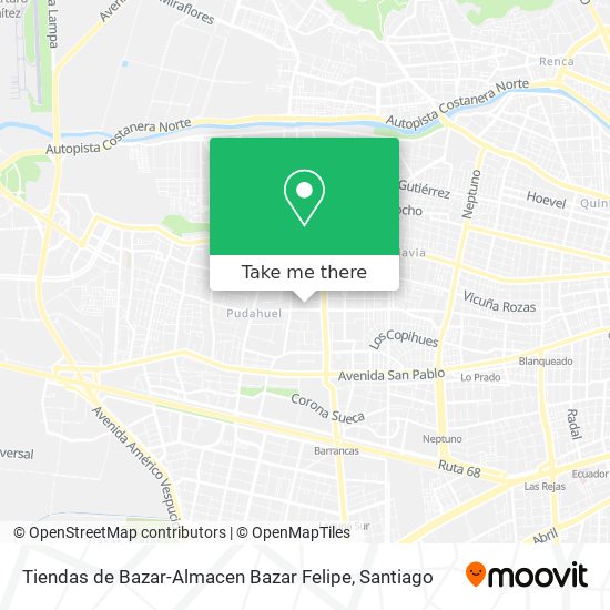 Tiendas de Bazar-Almacen Bazar Felipe map