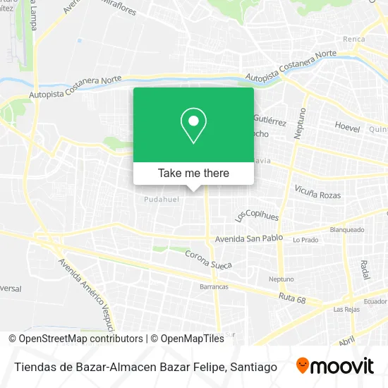 Tiendas de Bazar-Almacen Bazar Felipe map