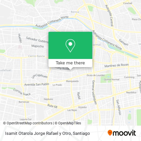 Mapa de Isamit Otarola Jorge Rafael y Otro