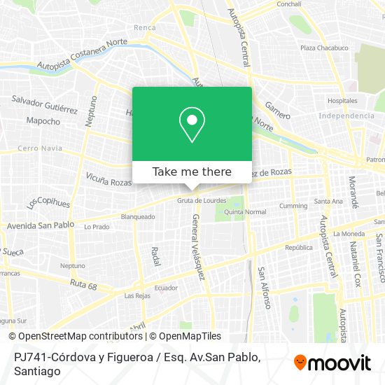 PJ741-Córdova y Figueroa / Esq. Av.San Pablo map