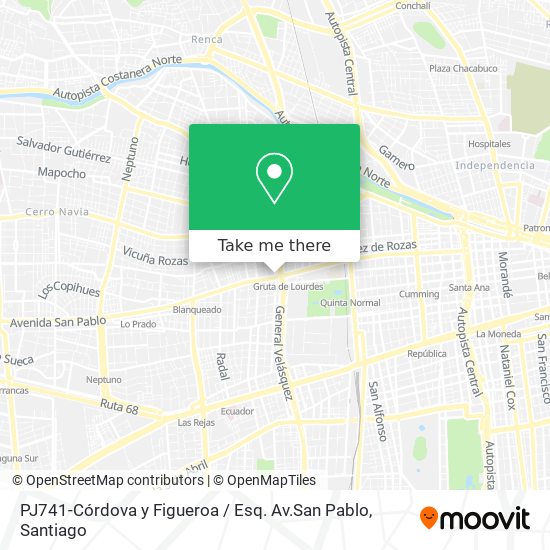 Mapa de PJ741-Córdova y Figueroa / Esq. Av.San Pablo