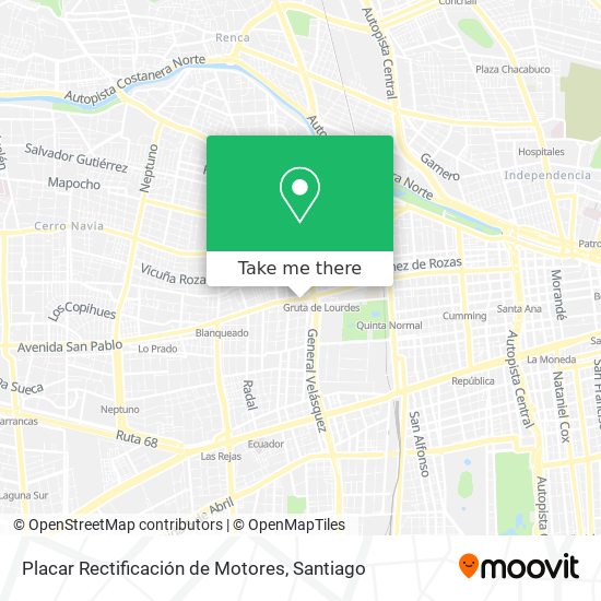 Mapa de Placar Rectificación de Motores