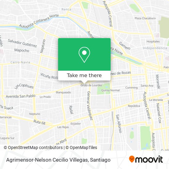 Agrimensor-Nelson Cecilio Villegas map