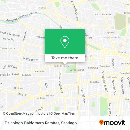 Psicologo-Baldomero Ramírez map