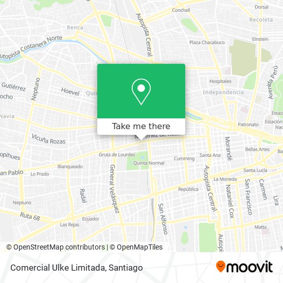 Comercial Ulke Limitada map