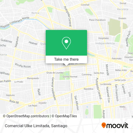 Comercial Ulke Limitada map