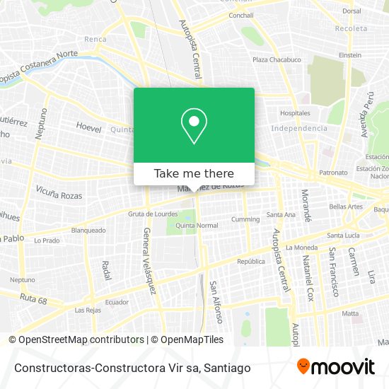 Mapa de Constructoras-Constructora Vir sa