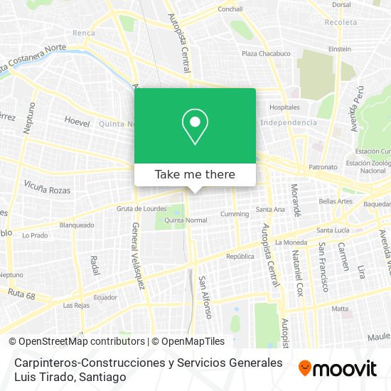 Carpinteros-Construcciones y Servicios Generales Luis Tirado map